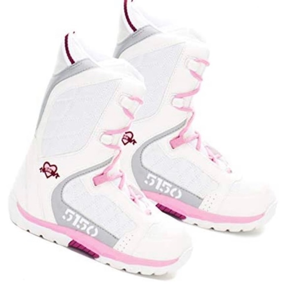 Kids White and Pink 5150 Shoes